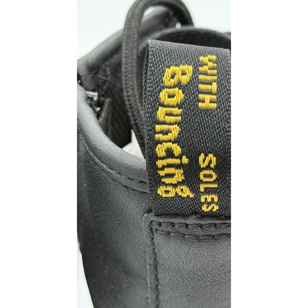 Dr. Martens Junior Collection Softy Lace Up Side Zipper Black Combat Boots Sz 3